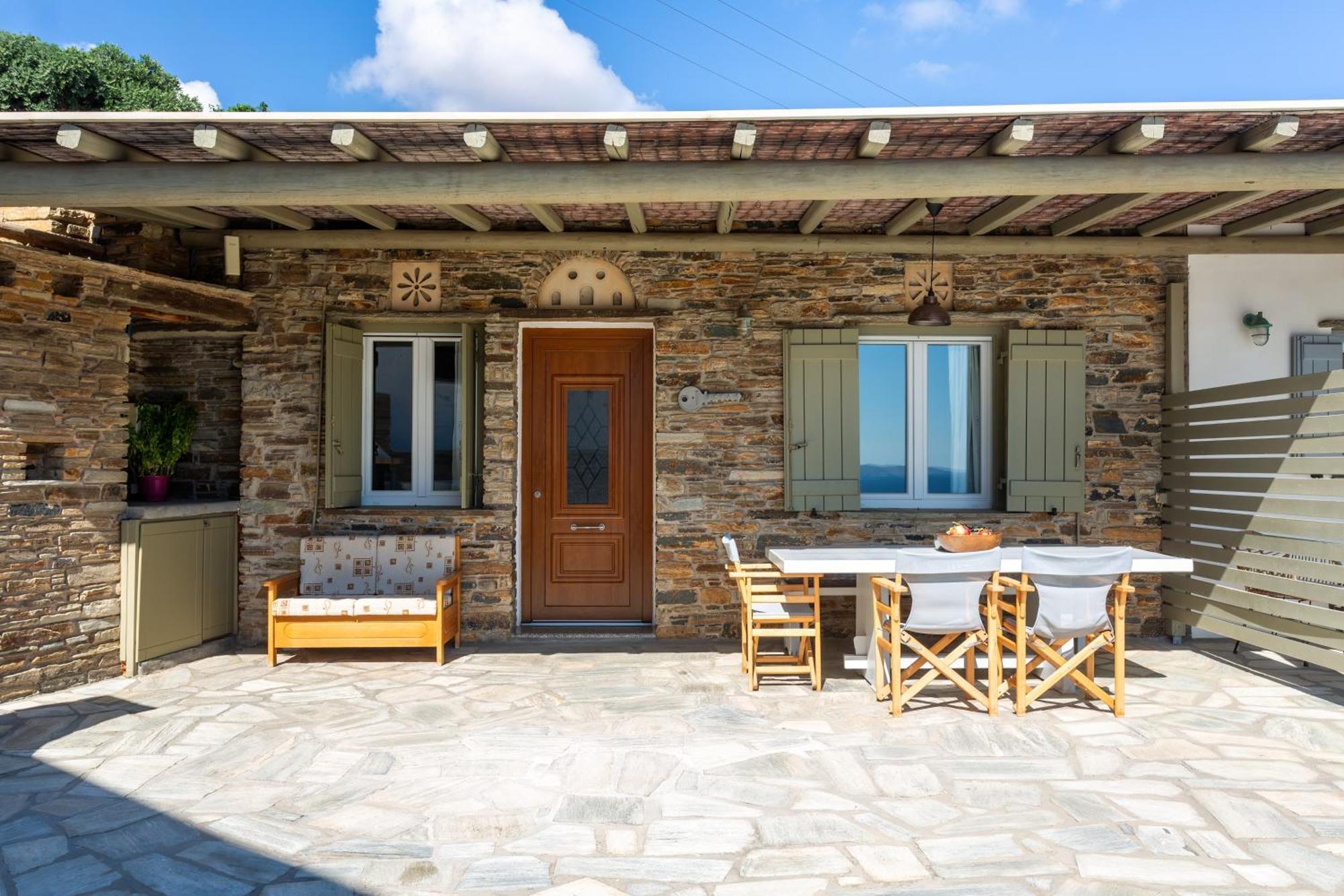 Andrea'S Tinos House Villa Agios Sostis  Buitenkant foto
